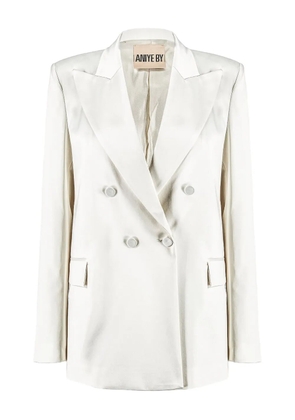 Aniye By peak-lapel double-breasted blazer - White