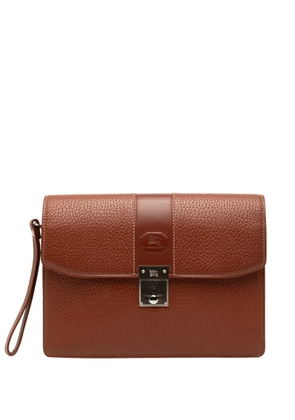Burberry Pre-Owned 2000-2017 Leather clutch bag - Brown