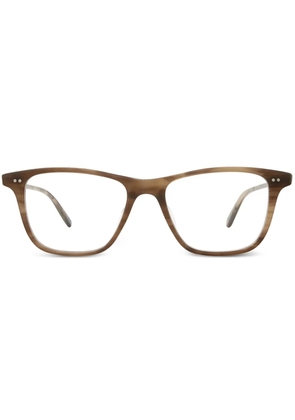 Garrett Leight square-frame glasses - Brown