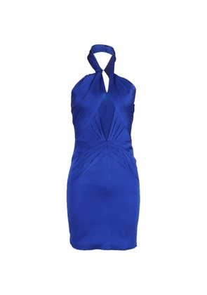 Zac Posen halterneck mini dress - Blue