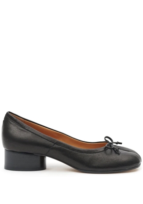 Maison Margiela Tabi 30mm leather ballerina pumps - Black