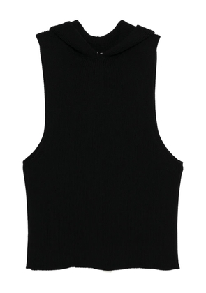 Rick Owens hooded tank - Black