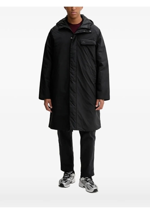 adidas hooded parka coat - Black