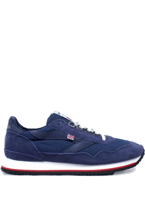 walsh suede-panel sneakers - Blue
