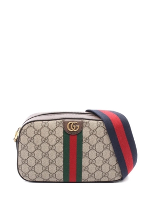 Gucci Pre-Owned 2020s Ophidia GG Supreme cross body bag - Neutrals