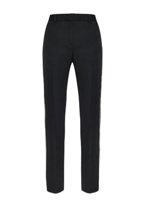 Versace embellished-trim tailored trousers - Black