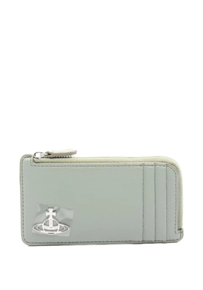 Vivienne Westwood Pre-Owned 2020s signature Orb logo leather coin purse - Green