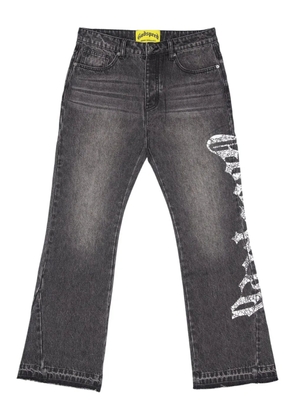 GODSPEED OG Logo flared jeans - Grey
