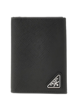 Prada triangle-logo cardholder - Black