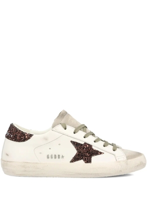 Golden Goose star-appliqué low-top sneakers - White