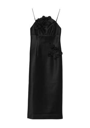 Acler Bilston floral-embellished midi dress - Black