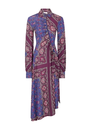 Rabanne asymmetric shirt dress - Blue