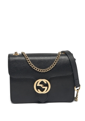 Gucci Pre-Owned leather crossbody bag - Black