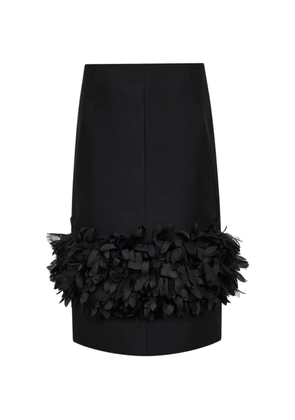 TOTEME petal-panel skirt - Black