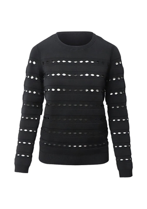 Herve Leger cutout-details sweater - Black