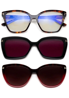TOM FORD Eyewear square-frame glasses - Brown