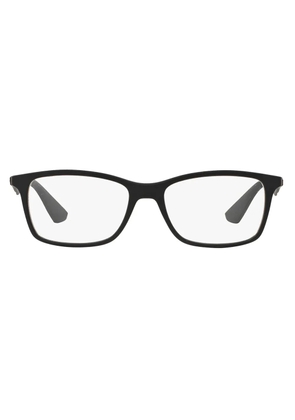 Ray-Ban RX7047 rectangle-frame glasses - Black