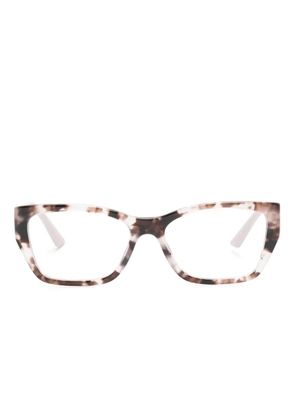 Prada Eyewear colour-block square-frame glasses - Pink