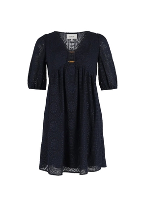 Ba&Sh v-neck mini dress - Blue