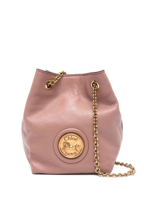 Chloé Horse Medal mini bucket bag - Pink