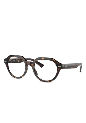 Ray-Ban round-frame glasses - Brown