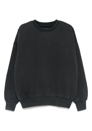 Purple Brand crew-neck fleece sweatshirt - Grey