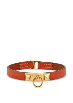 Hermès Pre-Owned Rivale leather bracelet - Red