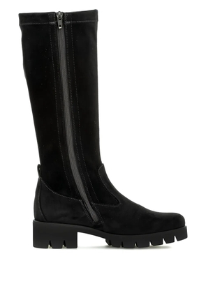 GABOR 30mm leather knee-high boots - Black