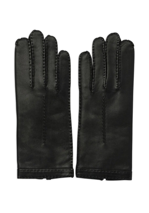 Restelli stitched gloves - Black