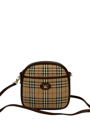 Burberry Pre-Owned 2000-2017 Haymarket Check Canvas crossbody bag - Brown