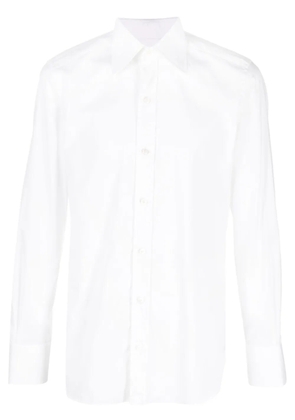 TOM FORD long-sleeve cotton shirt - White