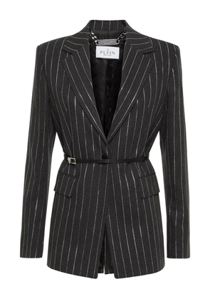 Philipp Plein pinstriped blazer - Grey