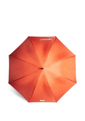 Maison Kitsuné logo-print umbrella - Orange