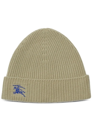 Burberry Equestrian Knight cashmere beanie - Neutrals
