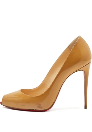 Christian Louboutin Pre-Owned Prive peep-toe pumps - Neutrals
