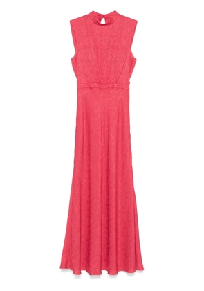 Saloni Fleur F maxi dress - Pink