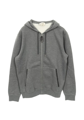 Hermès Pre-Owned zip-up hoodie - Grey