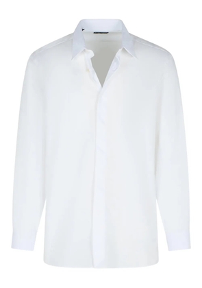 TOM FORD pointed-collar button-cuffs shirt - White