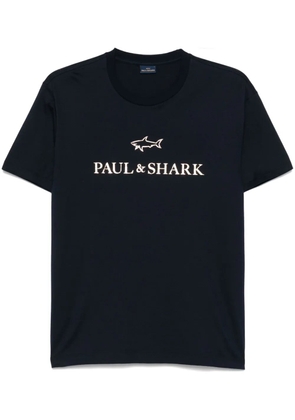 Paul & Shark logo-print T-shirt - Blue