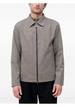 BOSS check-pattern jacket - Neutrals