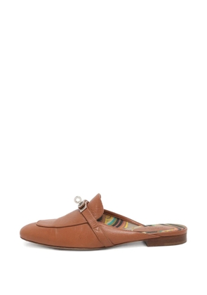 Hermès Pre-Owned Oz flat mules - Brown