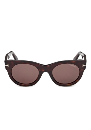TOM FORD Eyewear round-frame sunglasses - Brown