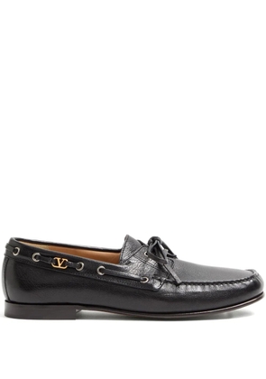 Valentino Garavani Vlogo palm avenue loafers - Black