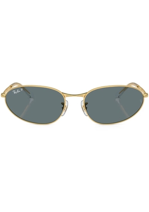 Ray-Ban RB3734 oval-frame sunglasses - Gold