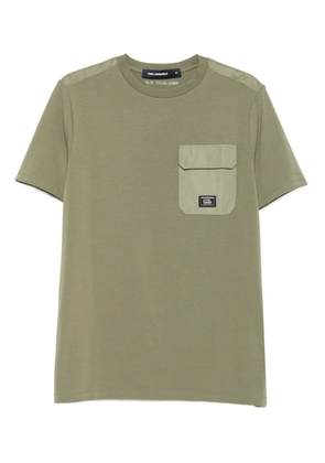 Karl Lagerfeld logo-detail T-shirt - Green