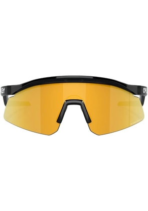 Oakley mirrored aviator-frame sunglasses - Black