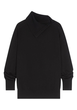 DRIES VAN NOTEN funnel-collar cashmere sweater - Black