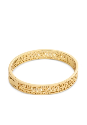Coach patterned bangle - Gold
