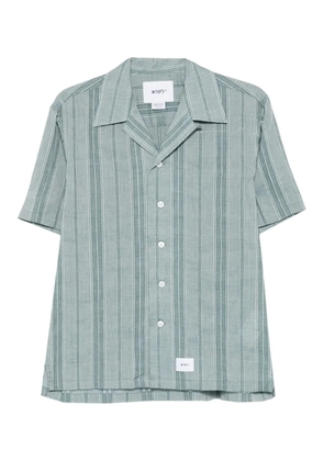 WTAPS striped shirt - Green