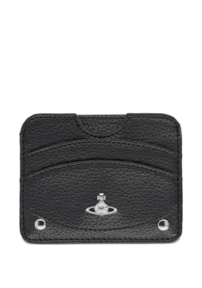 Vivienne Westwood Orb-plaque card holder - Black